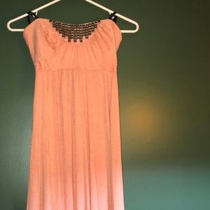 EUC 2B Bebe Embellished Long Beautiful Maxi Dress